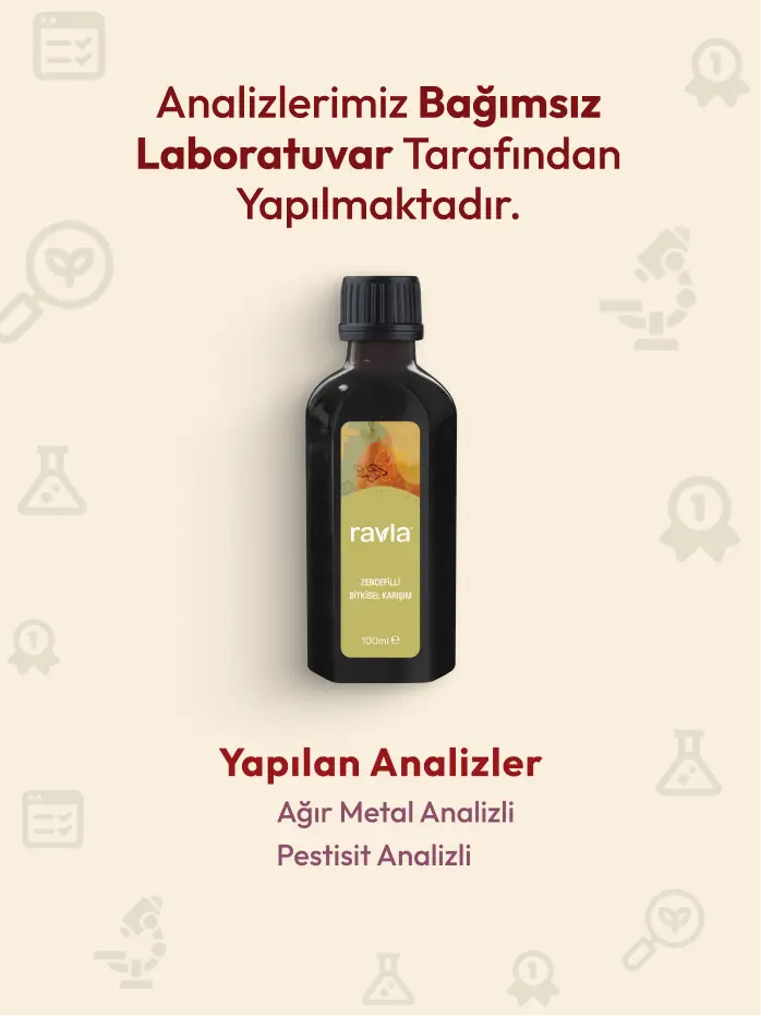 Ravla Zencefilli Bitkisel Karışım - 100ml