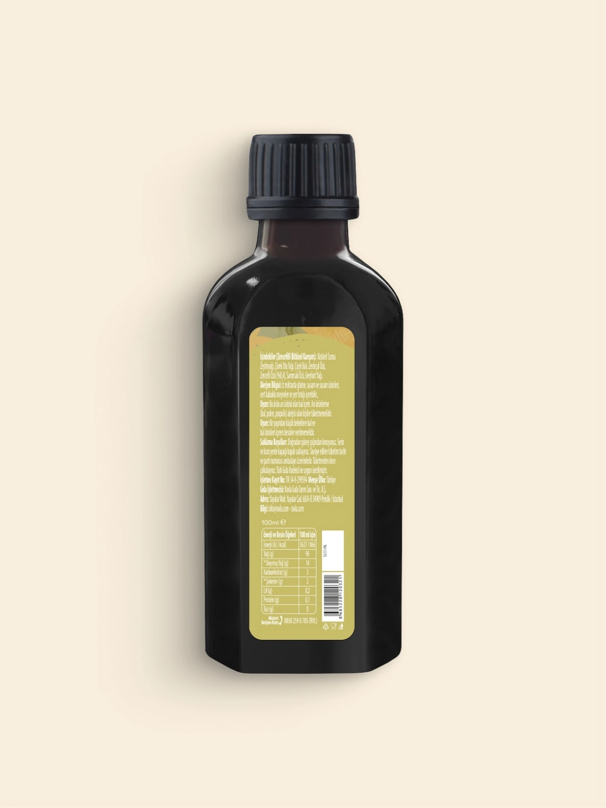 Ravla Zencefilli Bitkisel Karışım - 100ml